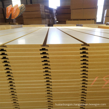 Melamine MDF Slatwall/Slatwall Panel For MDF/Colorful Slatwalls